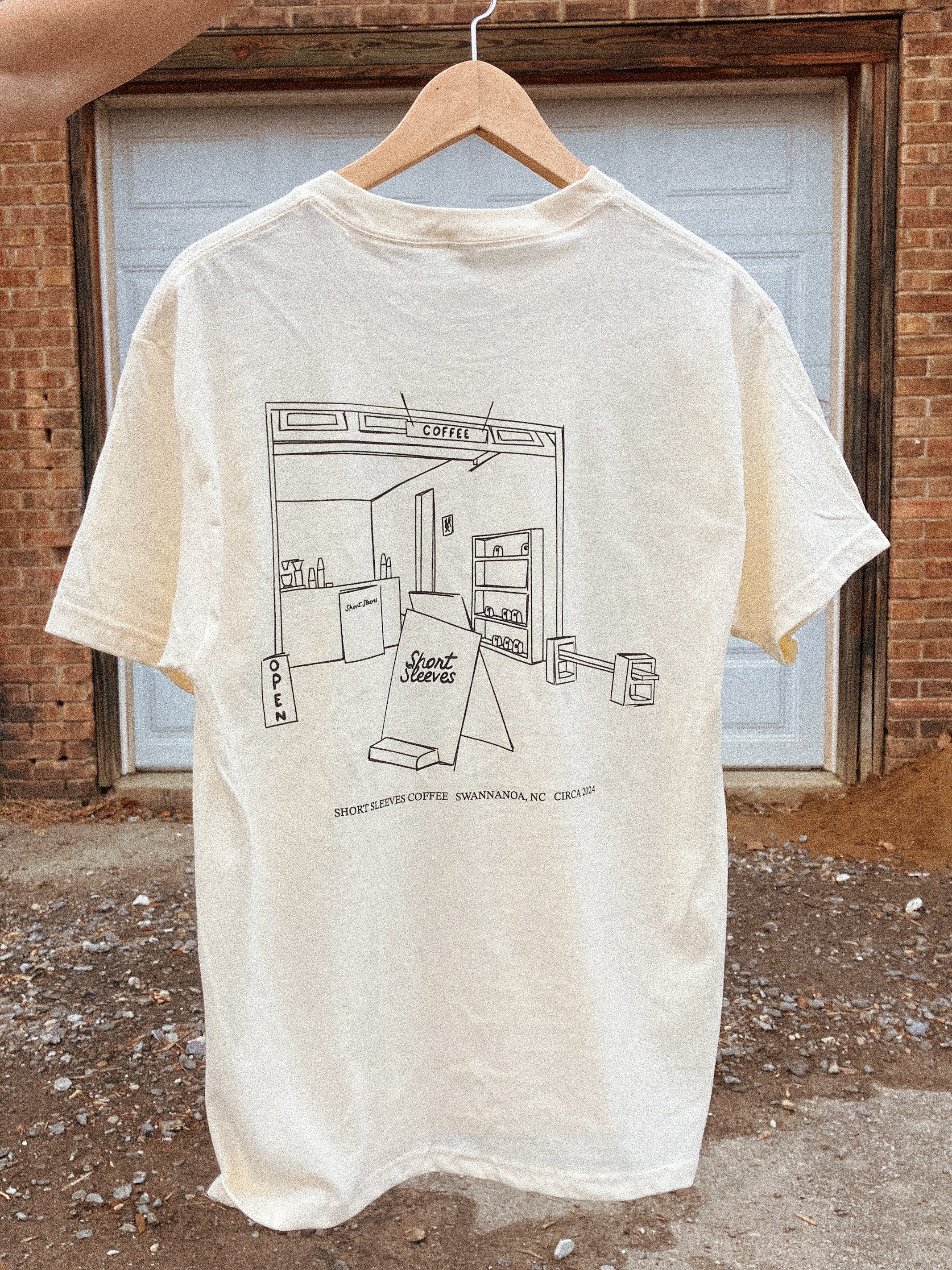 【CPGN STUDIO】24SS★ Coffe Bear Embroidery Short Sleeve Tee Biscayne Coffee Unisex Short Sleeve Tee